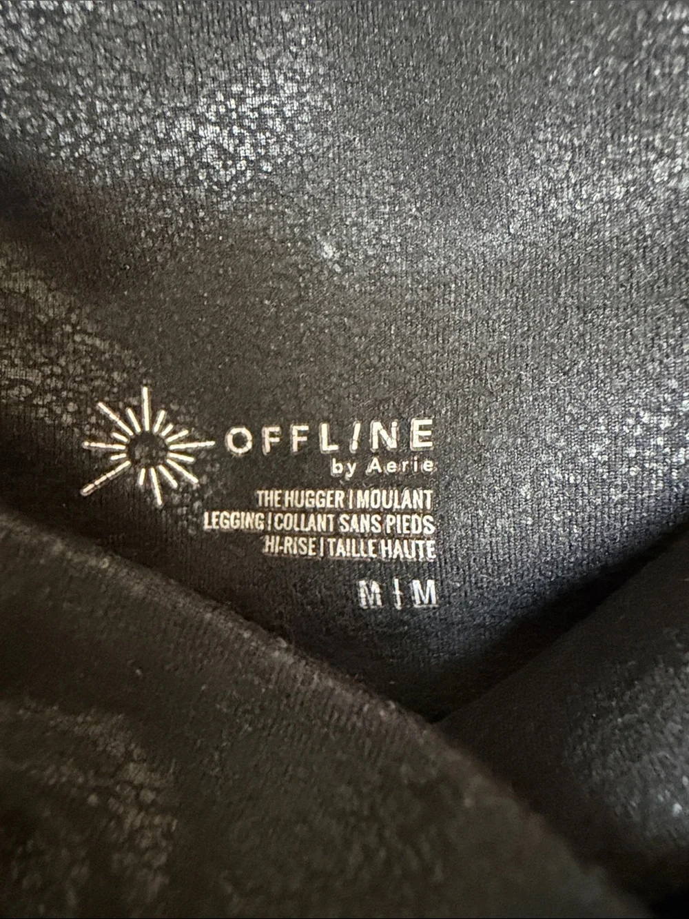 Aerie offline The Hugger Crossover Faux Leather Leggings